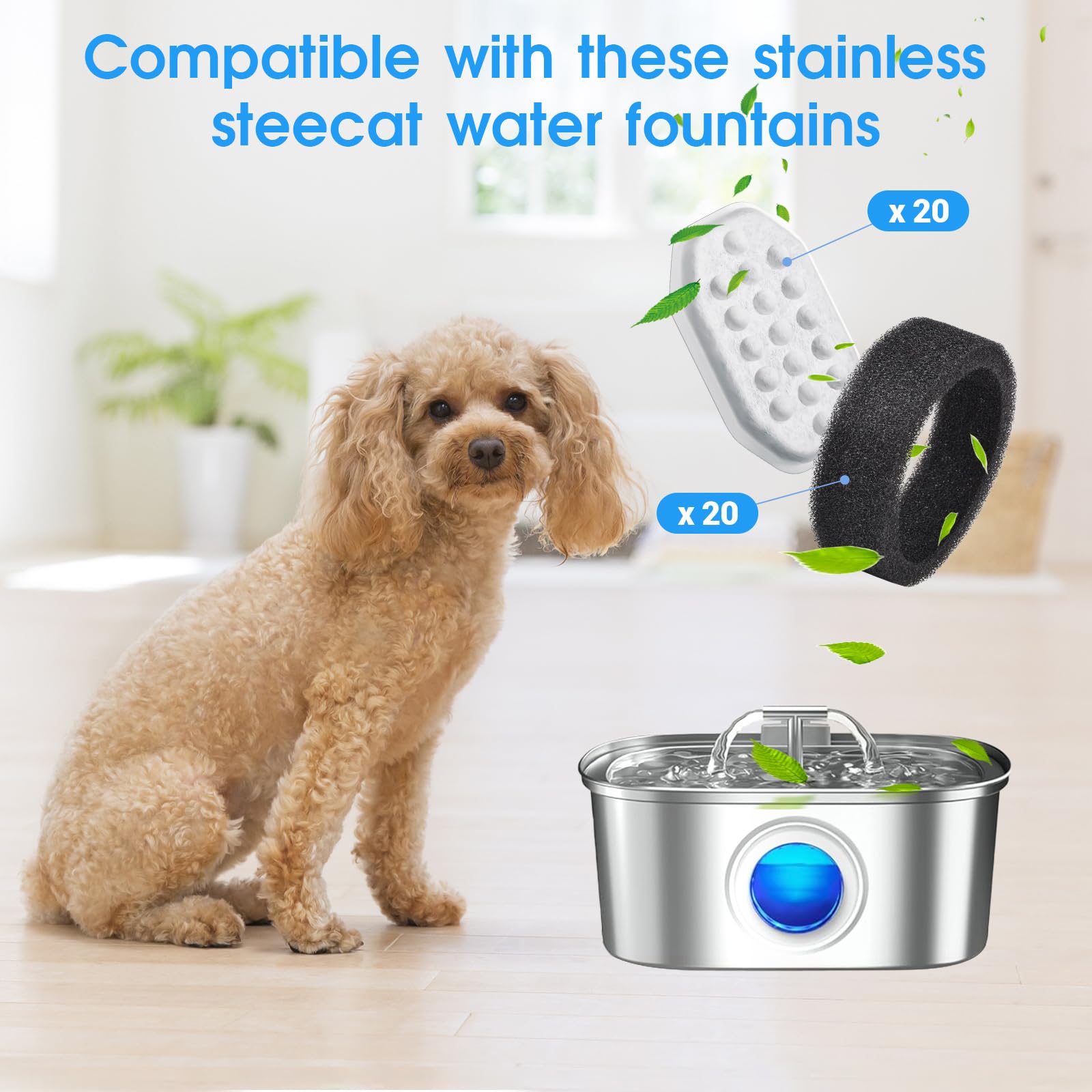 Eyehoce promotes fresh water for cats with bundled filters