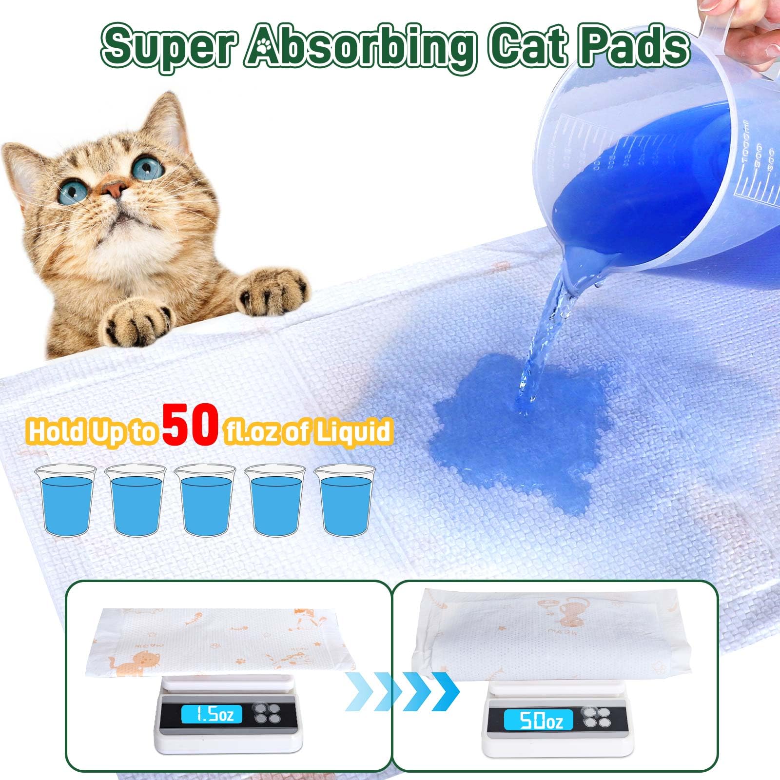 Eyssu ultra-absorbent core holds up to 50 oz for longer use.