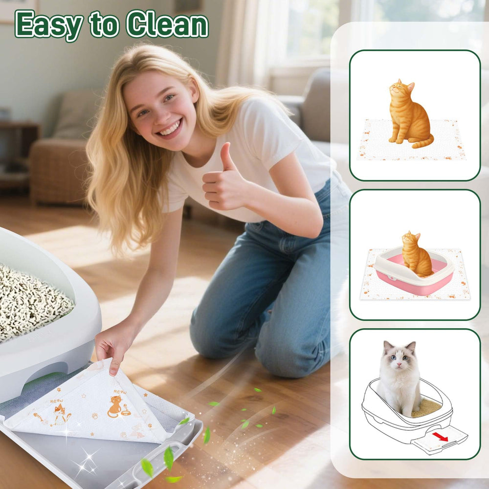 Eyssu unscented litter pad suits sensitive cats and calm households.