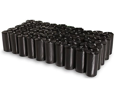 Leak-proof black bags help contain mess during outings.