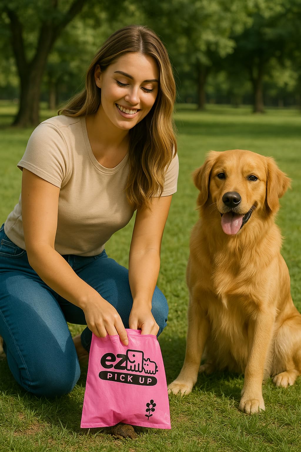 EZ PICK UP pink 9x12 large roll for daily tasks