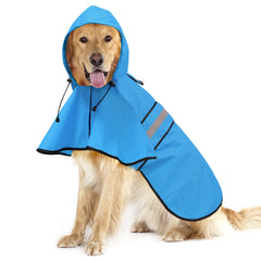 Ezierfy hooded rain coat offers adjustable fit to shield head in rain.