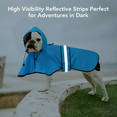 Elastic hood buckle on Ezierfy raincoat for head coverage adjustment