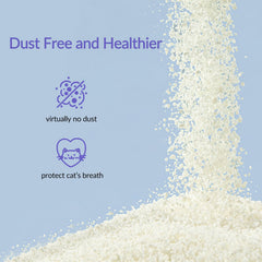EZSKUUP twice-longlasting litter in action means less frequent replenishment.