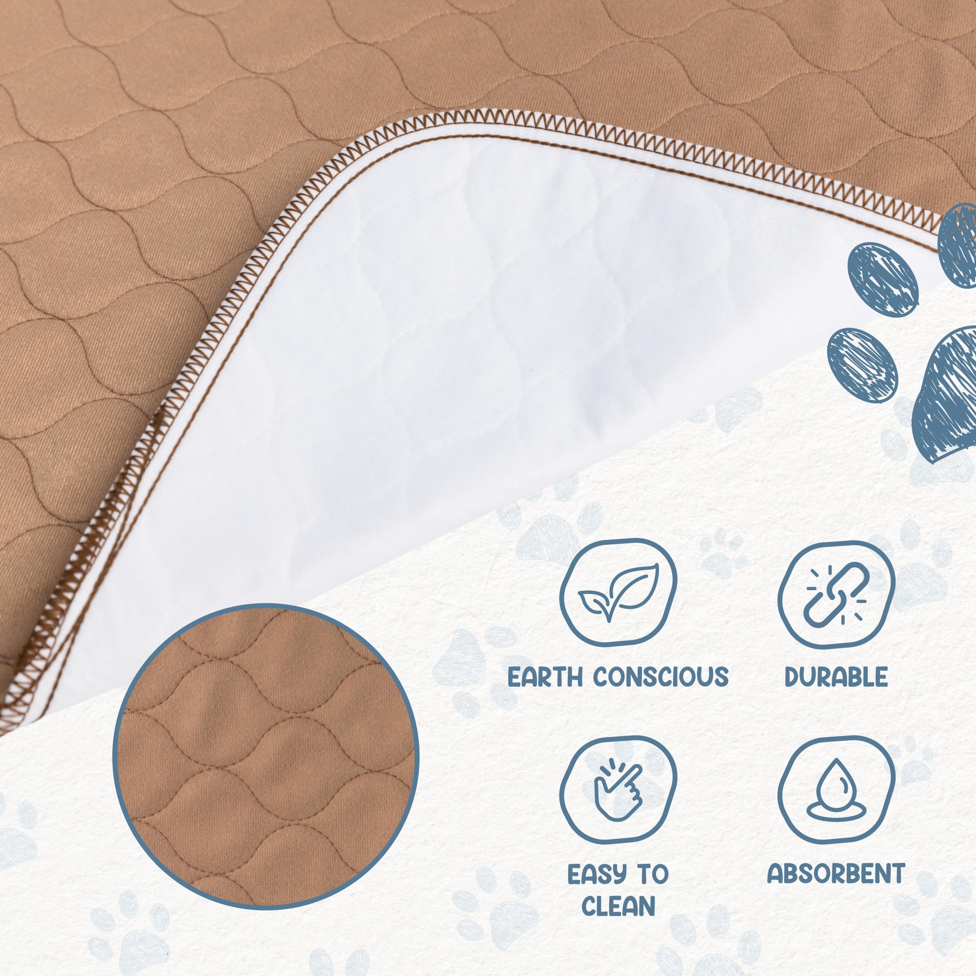 EZwhelp round pee pad ready for whelping box setup and recovery