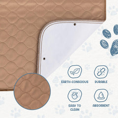 EZwhelp washable puppy pad for durable, repeated use.