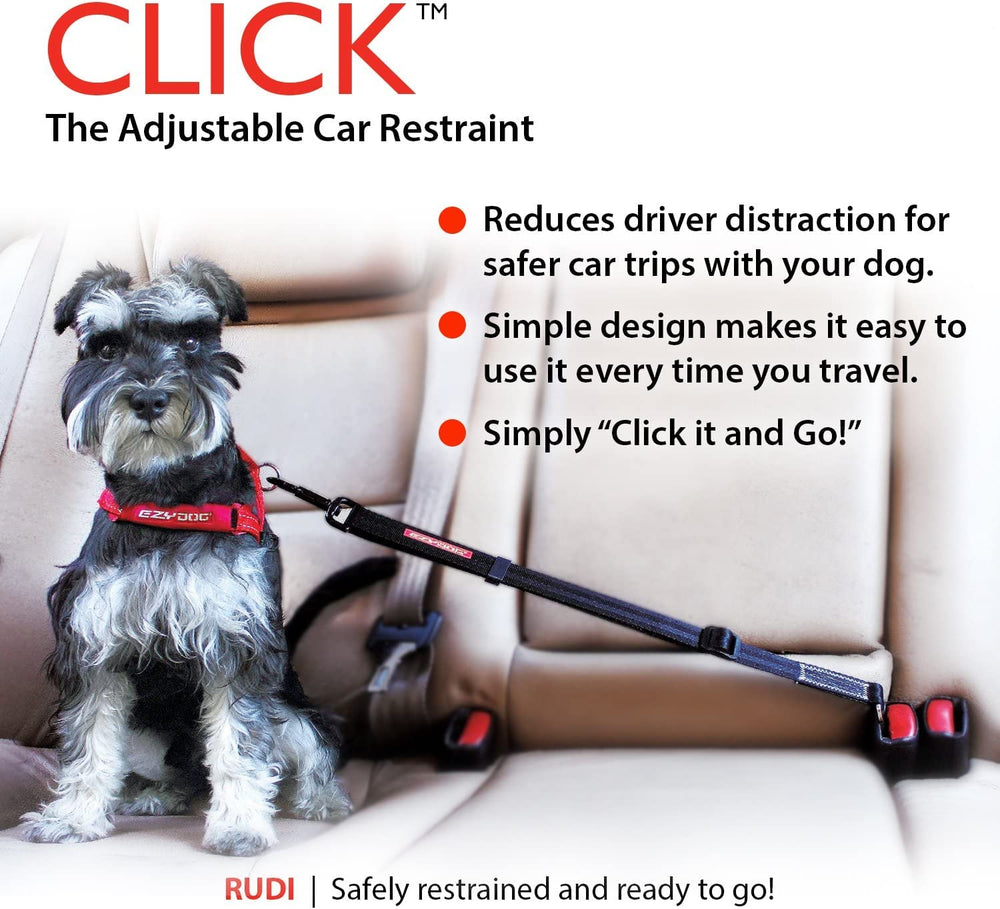 EzyDog Click fully adjustable length to fit dogs of various sizes.