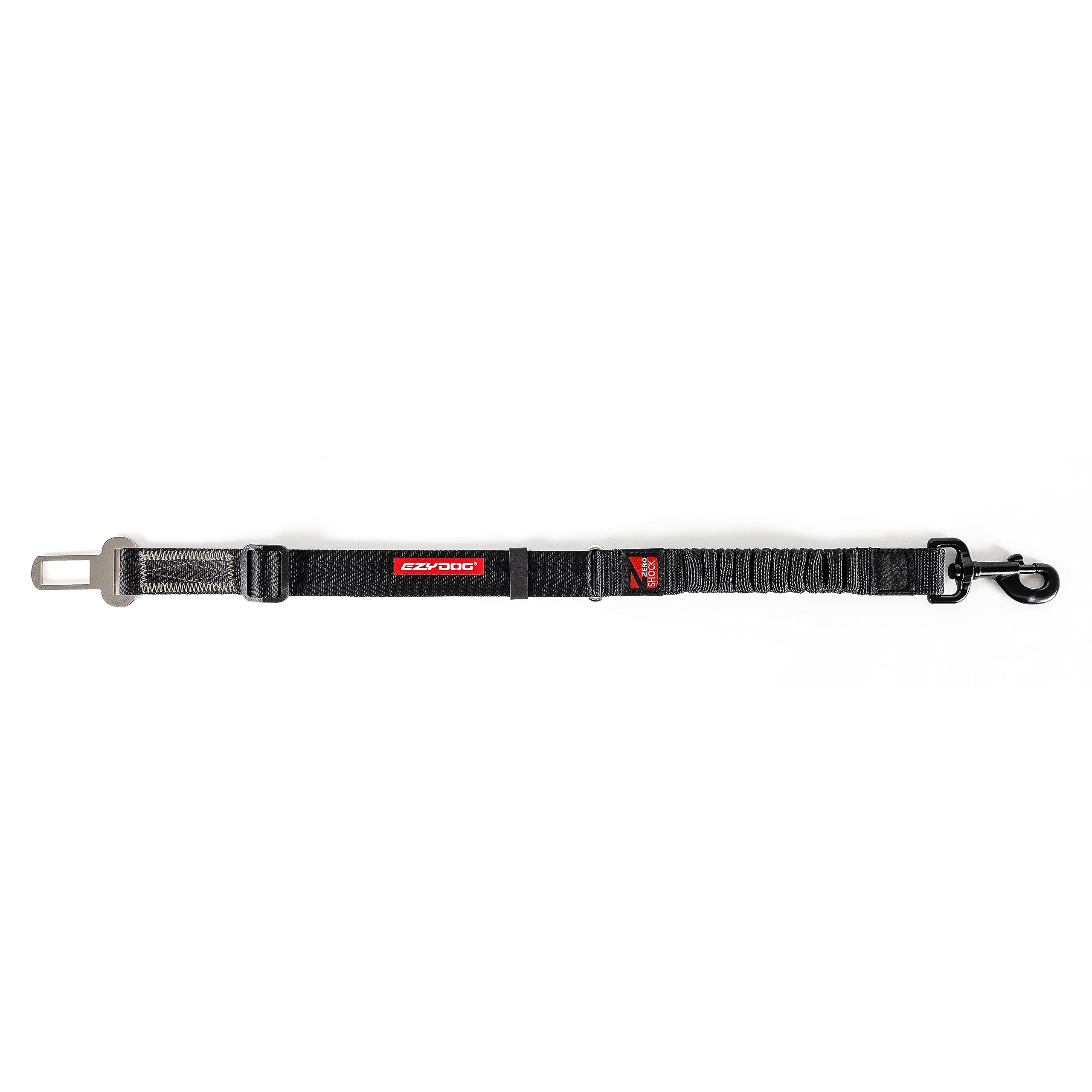 EzyDog harness-compatible restraint reduces movement for safer car trips.