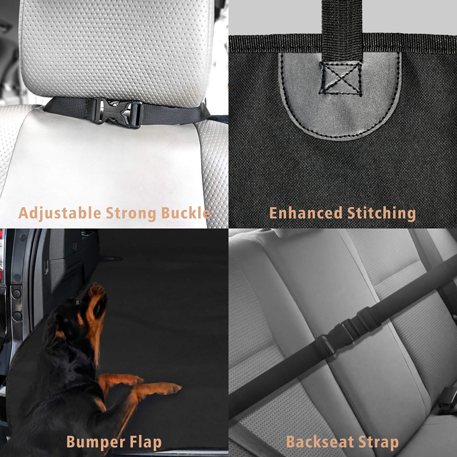 F-color padded comfort for pets on trips enables relaxed rides