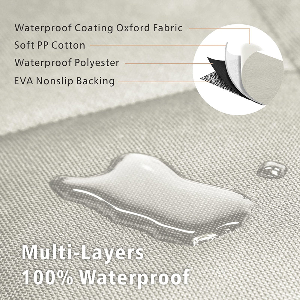 F-color SUV Cargo Liner bumper flap protects paint during pet entry