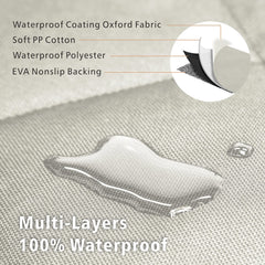 F-color SUV Cargo Liner bumper flap protects paint during pet entry