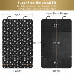 F-color bumper flap protector shields car paint during dog entry and exit