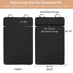 F-color bumper flap protector guards doors during dog entry