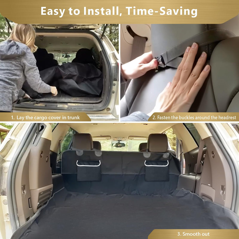 F-color cargo liner easy-clean surface resists mud and hair.