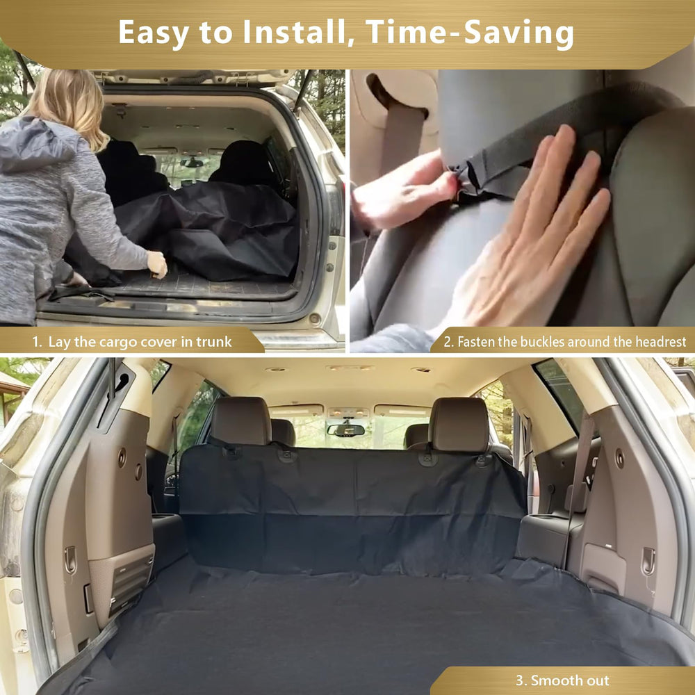 F-color SUV Cargo Liner easy to clean with wipe or vacuum