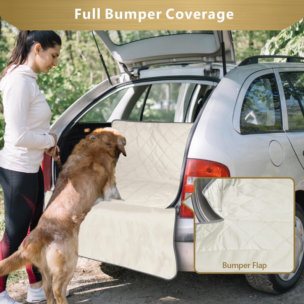 F-color SUV Cargo Liner quick-install straps enable easy setup