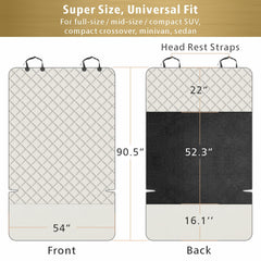 F-color SUV Cargo Liner non-slip backing keeps cargo stationary during trips