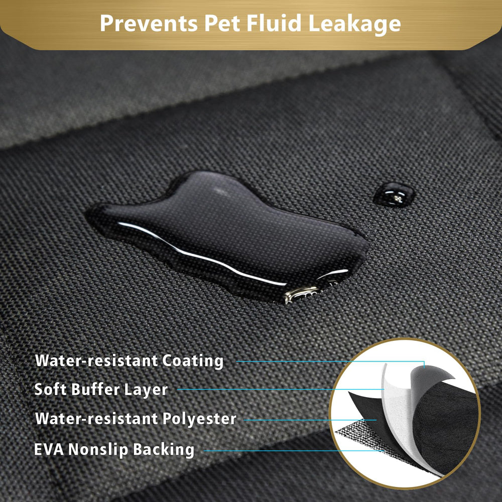 F-color SUV Cargo Liner quick-release buckles enable easy installation