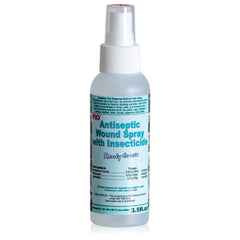 F10 antiseptic wound spray bottle close-up showing protective shield for wounds