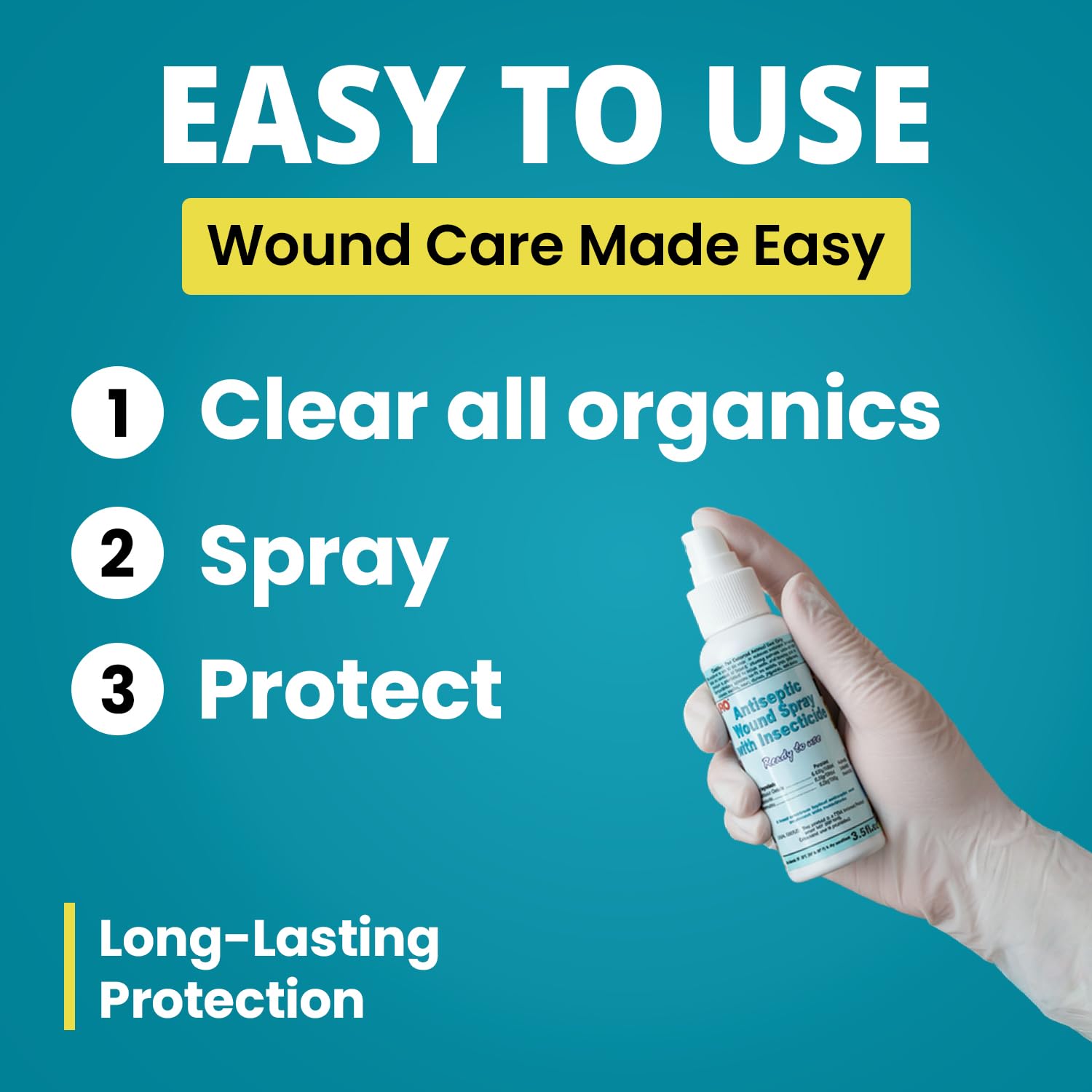 F10 bottle label highlighting antiseptic formula and broad protection