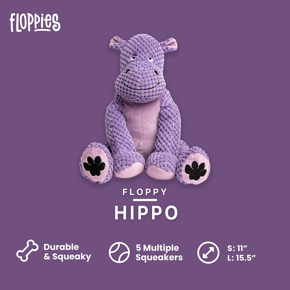 fabdog Floppies bunny plush toy with bright colors for interactive play.