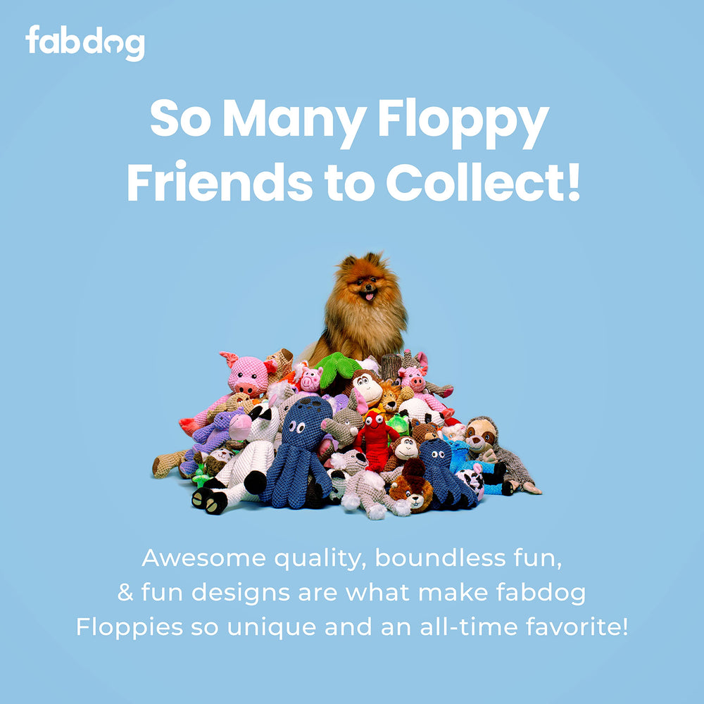 fabdog Floppies panda plush toy, colorful design inspires daytime fun.