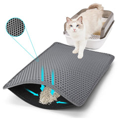 FADEYJ Cat Litter Mat traps dirt at the entrance, keeping floors cleaner