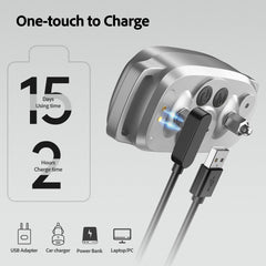 FAFAFROG bark collar charging image highlights two-hour fast recharge.