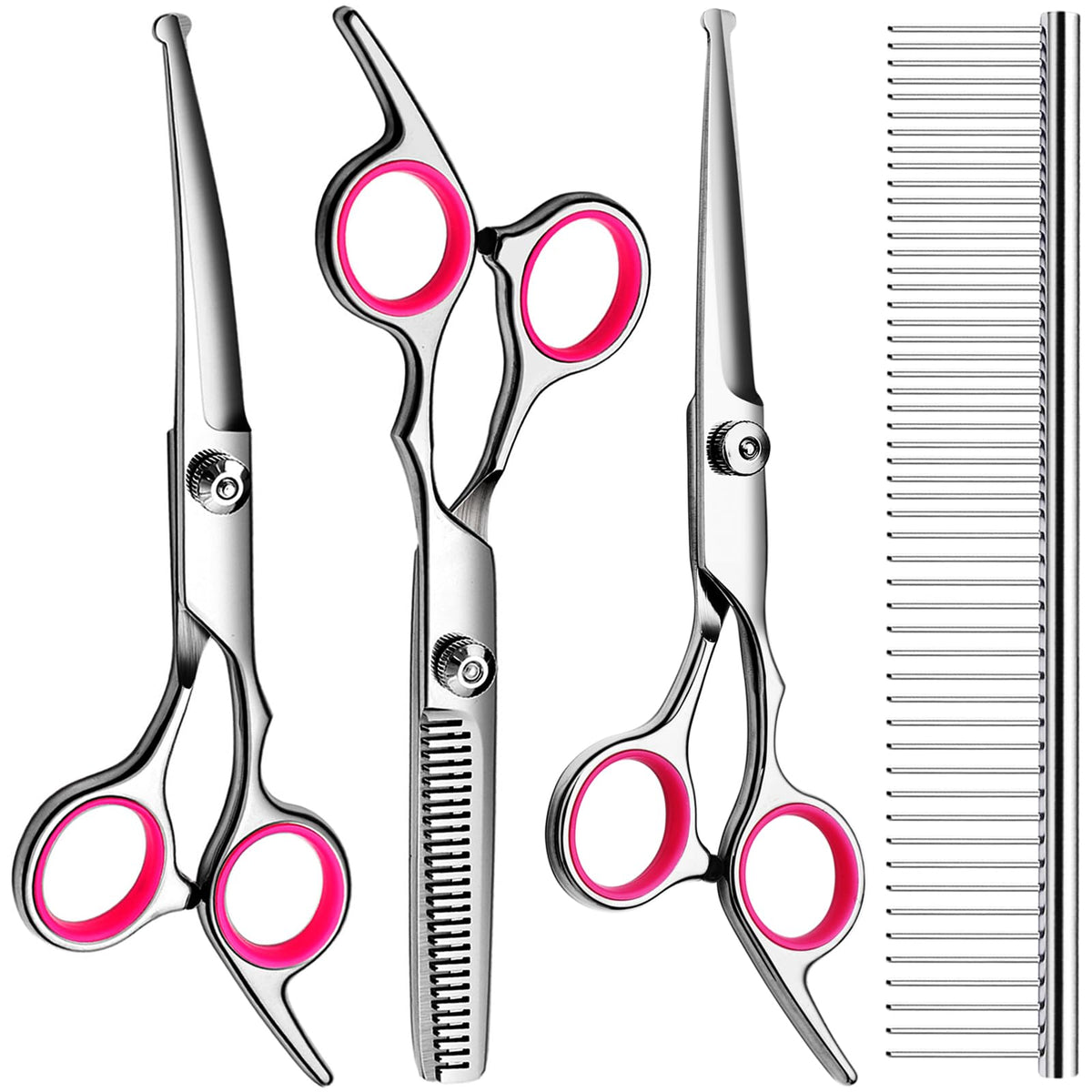 FAIGEO curved scissors for precise fur shaping and smooth cutting