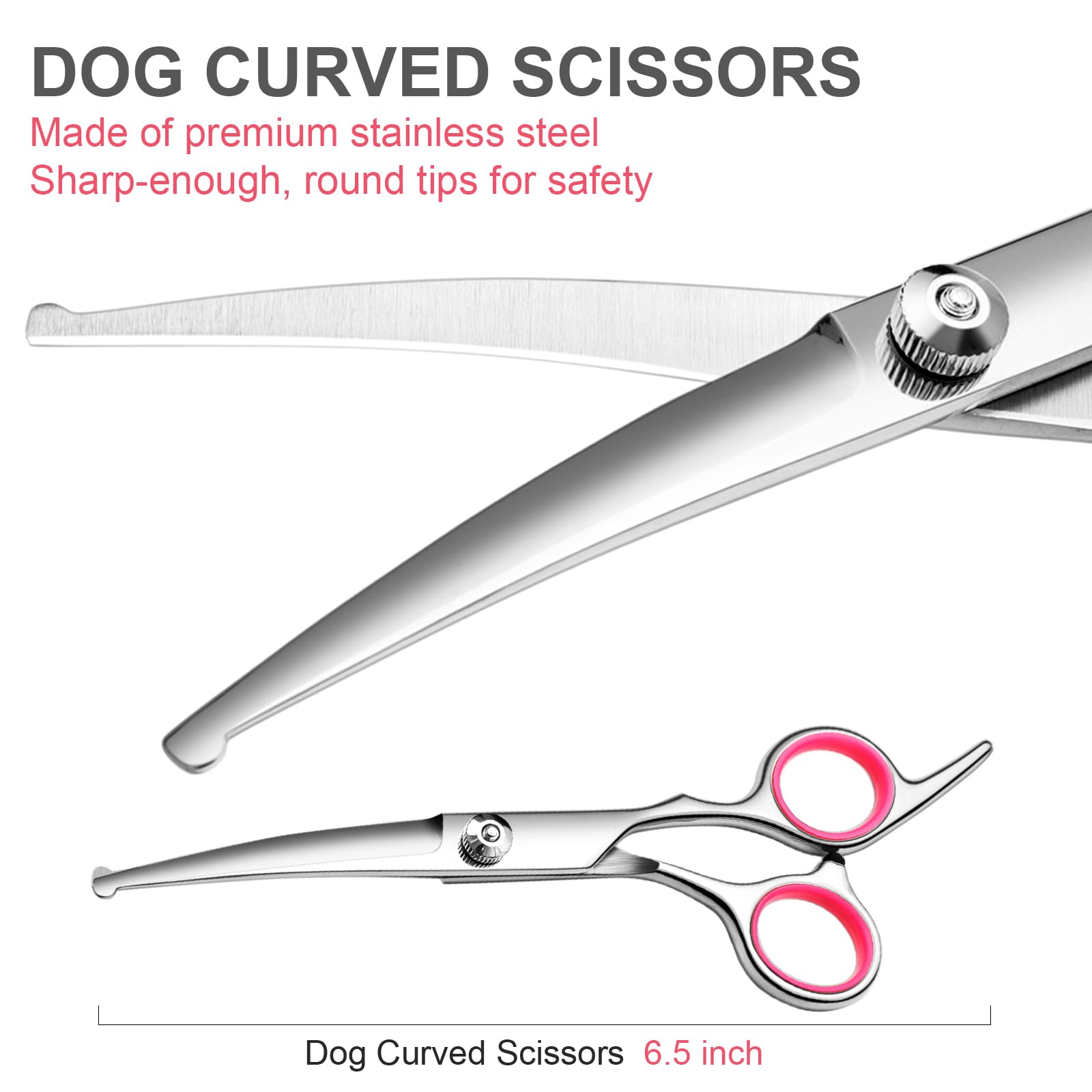FAIGEO straight scissors enabling quick, accurate trims on legs and back