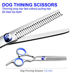 FAIGEO grooming comb with wide and close teeth for versatile grooming.