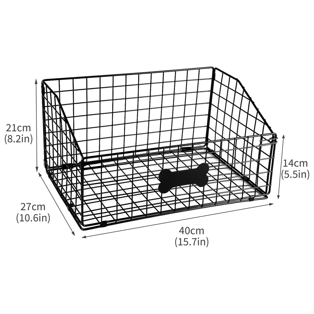 Faihats large dog toy basket metal living room setup complements contemporary home decor