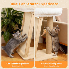 Famifit ergonomic board showcases 81-degree angle for comfortable scratching and stretching.