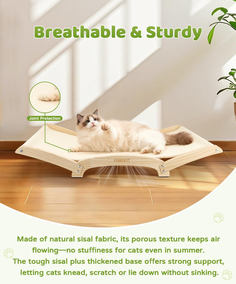 Famifit anti-slip base stays steady during enthusiastic scratching.