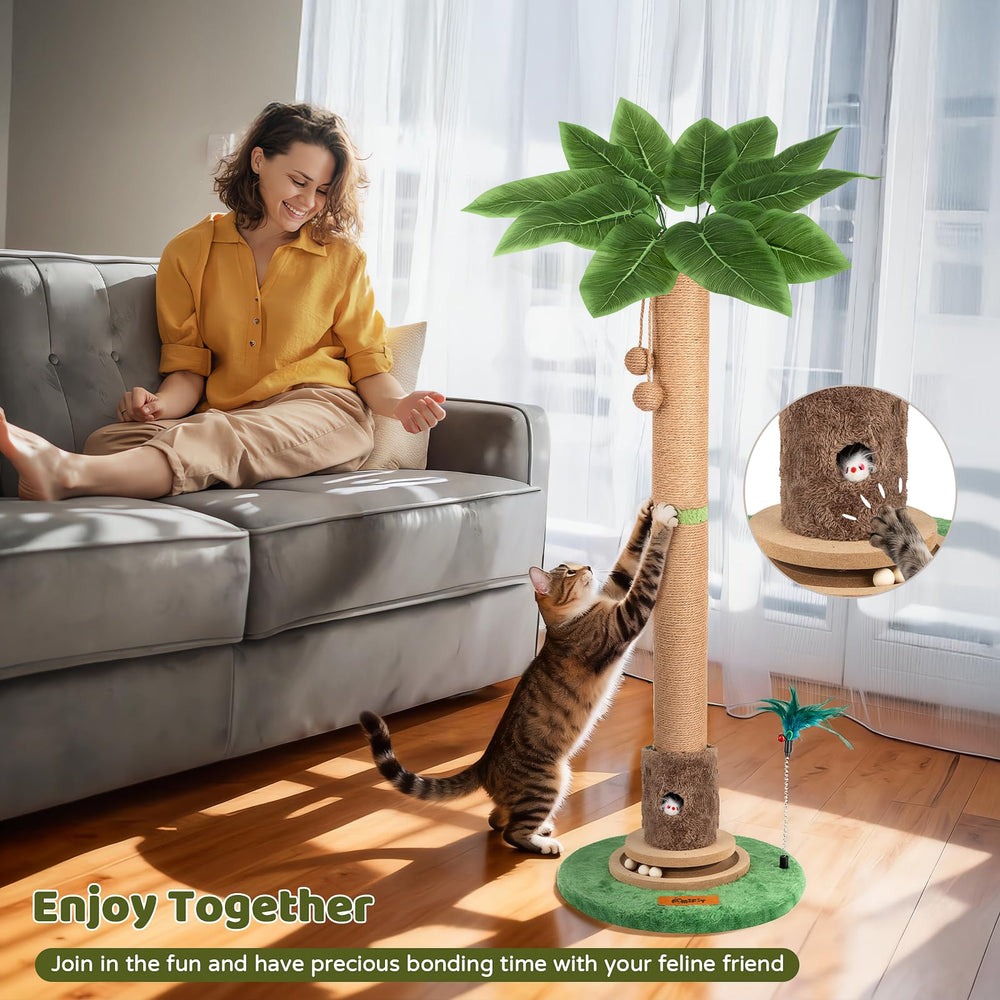 Famifit furniture-protecting scratching surface helps keep furniture safe.