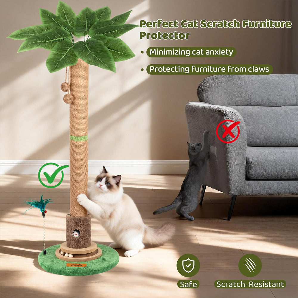Famifit scratching post suits kittens and adults for ongoing fun.