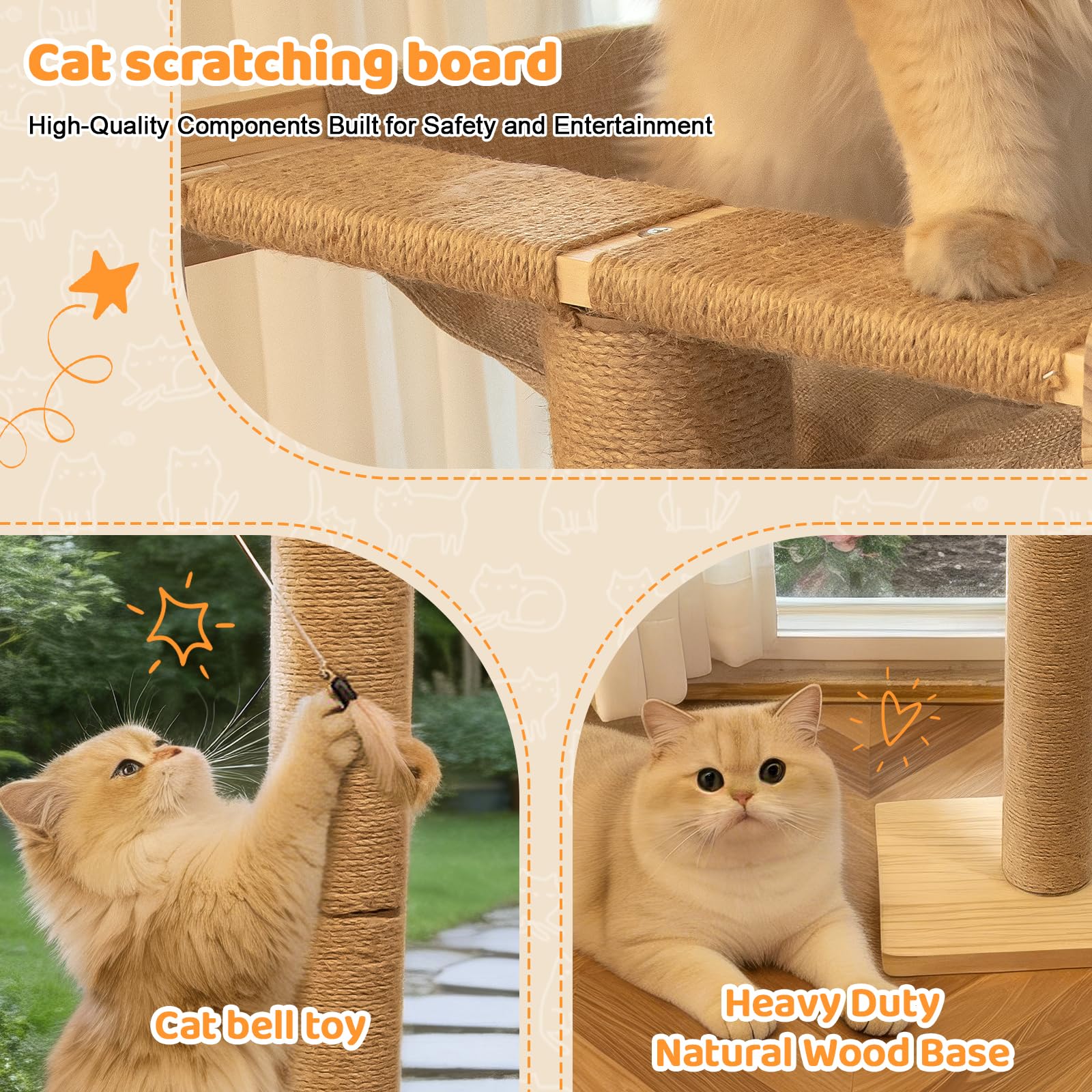 Famifit Cat Window Perch Hammock 360° platform provides panoramic viewing for attentive cats.