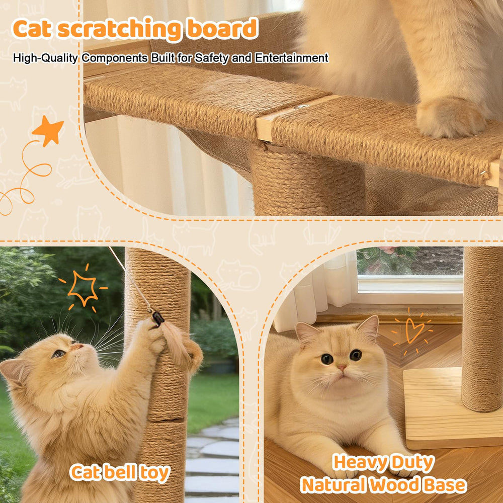 Famifit Cat Window Perch Hammock 360° platform provides panoramic viewing for attentive cats.