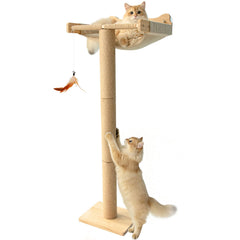 Famifit Cat Window Perch Hammock overview with multi-level design for climbing and bird-watching.