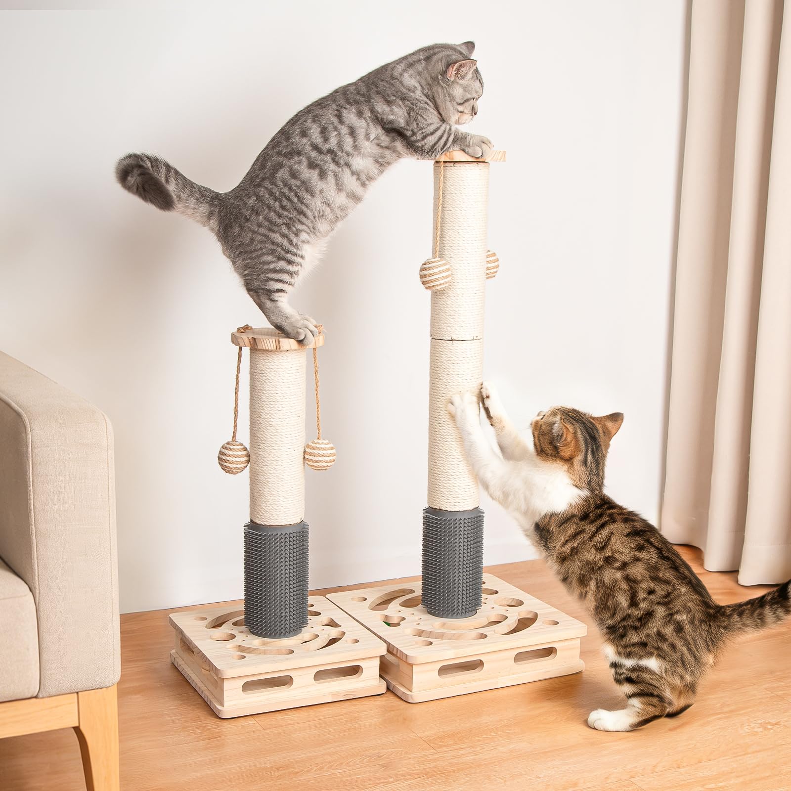 Famifit detachable expandable design adapts to multi-cat homes.