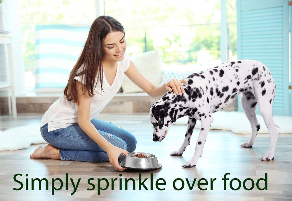 In pet food bowl with FAMILY FARM AND FEED Brewers Yeast