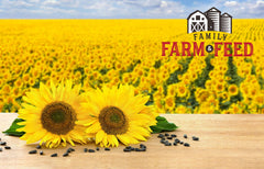 FAMILY FARM AND FEED four-pound seed bag label ready for home birding