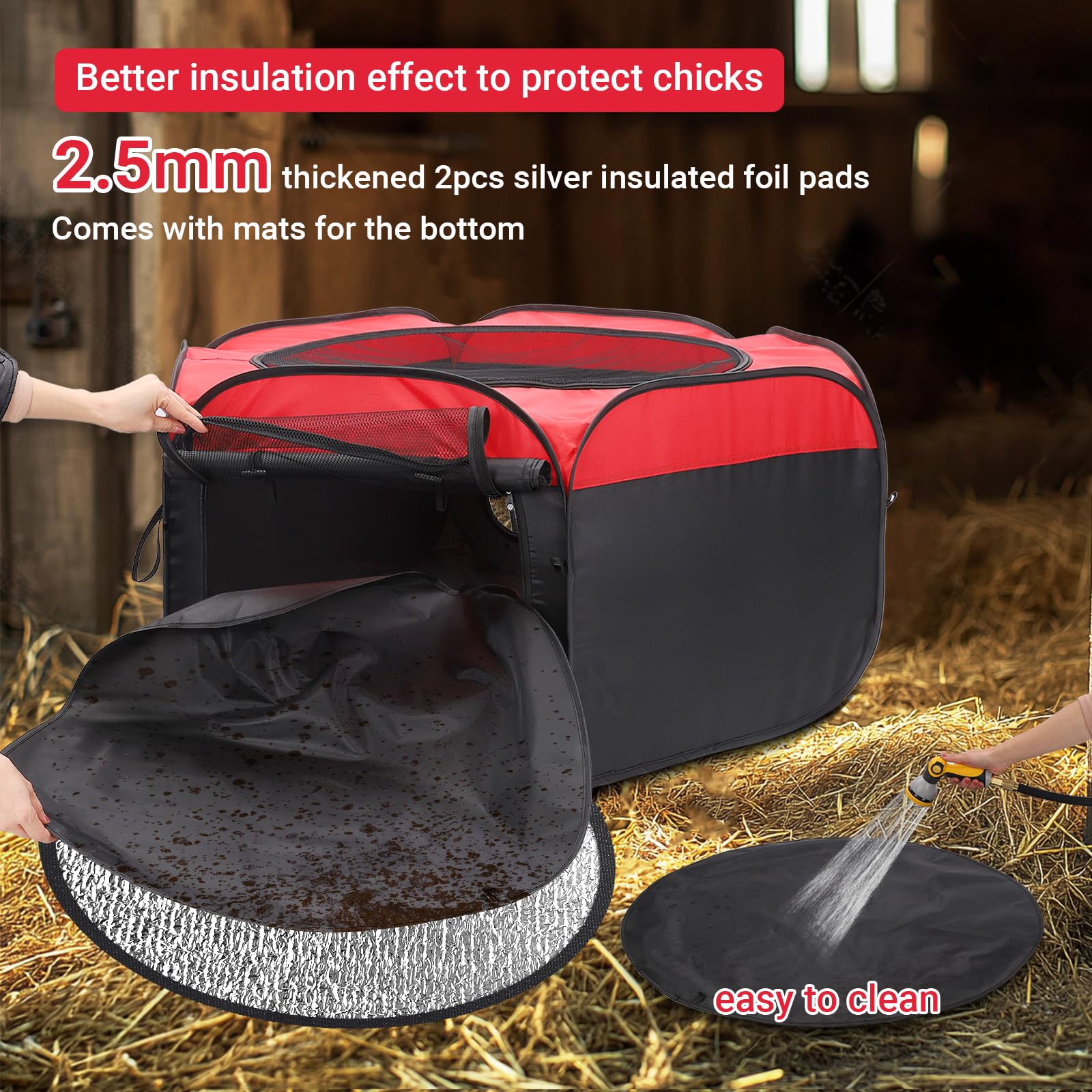 FAMIROSA brooder perch offers perching space for growing chicks.