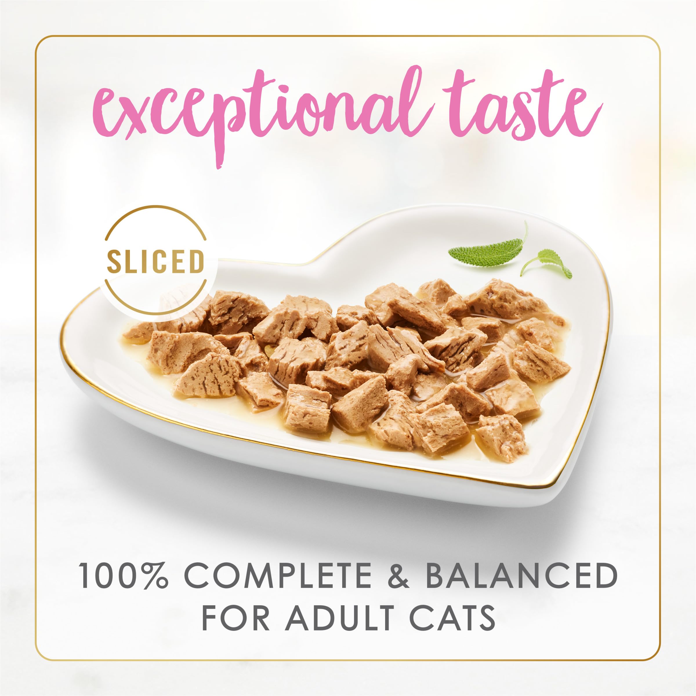 24-pack Fancy Feast cans displayed on kitchen shelf for easy access