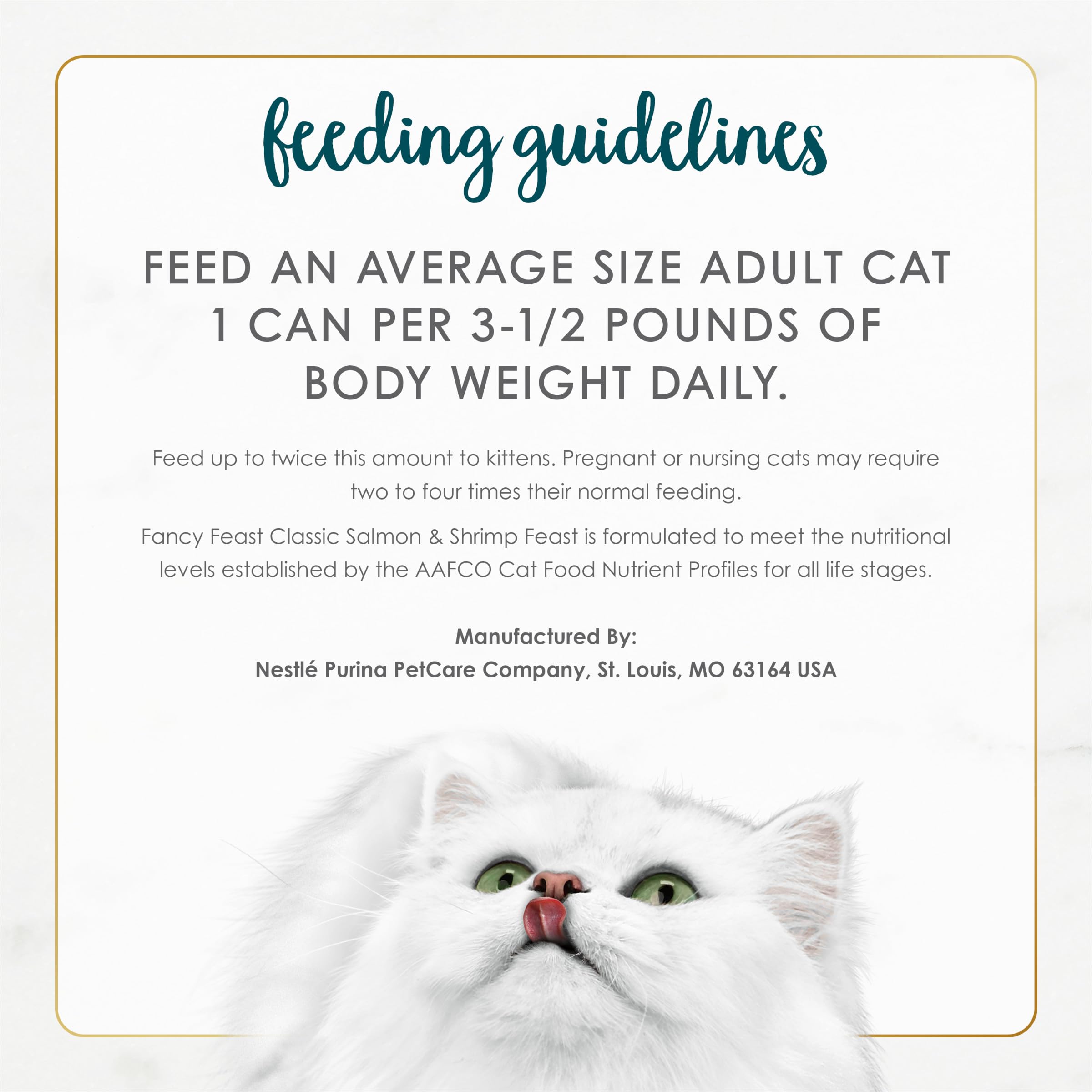 Fancy Feast 24-pack convenient cans for easy daily feeding.