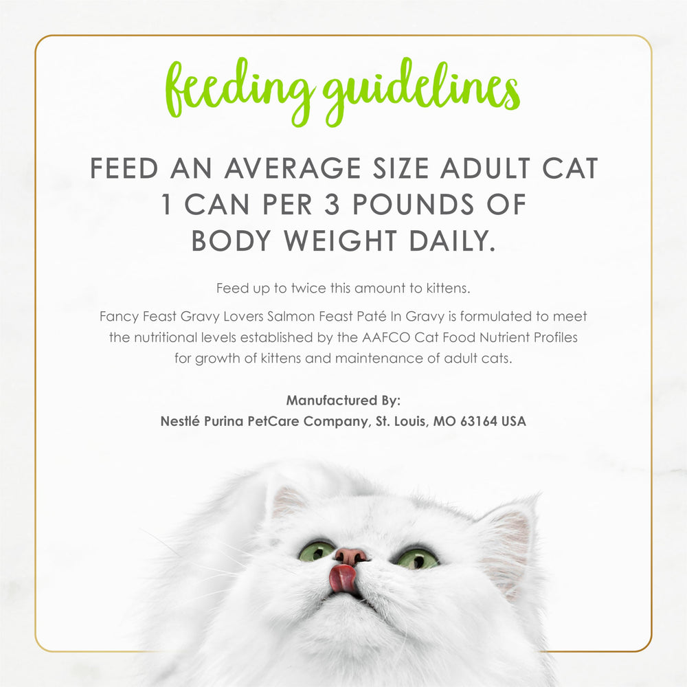 Purina facilities ensure quality and safety for this canned cat food.