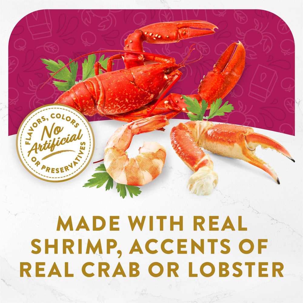 Fancy Feast Broth Crab Accents pouch highlights real crab in savory broth