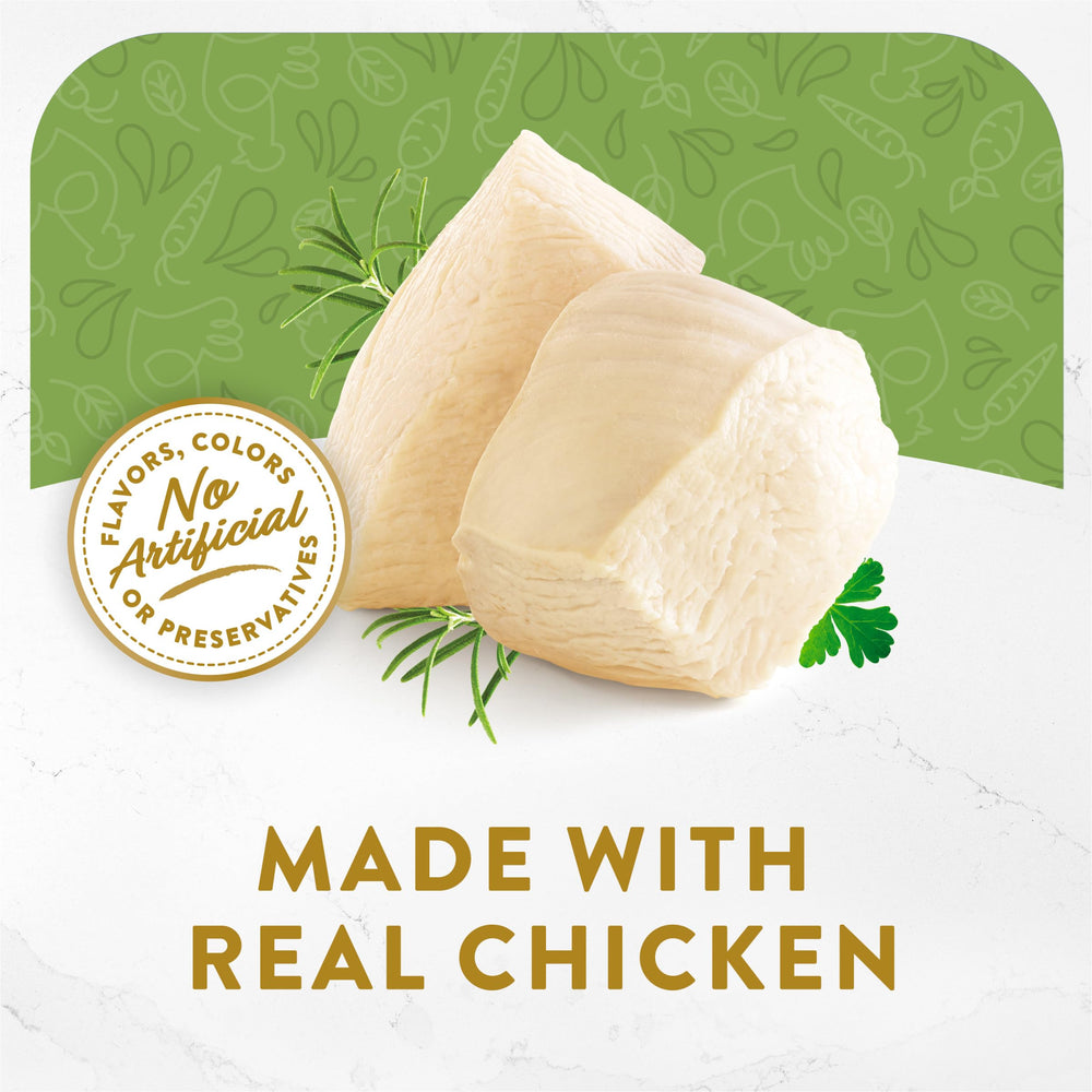 Fancy Feast Broths Classic pour-friendly pouch for easy, mess-free serving.