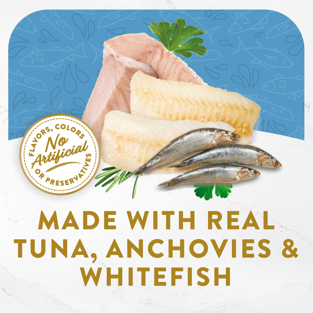Fancy Feast Broths Classic grain-free formula with recognizable ingredients.