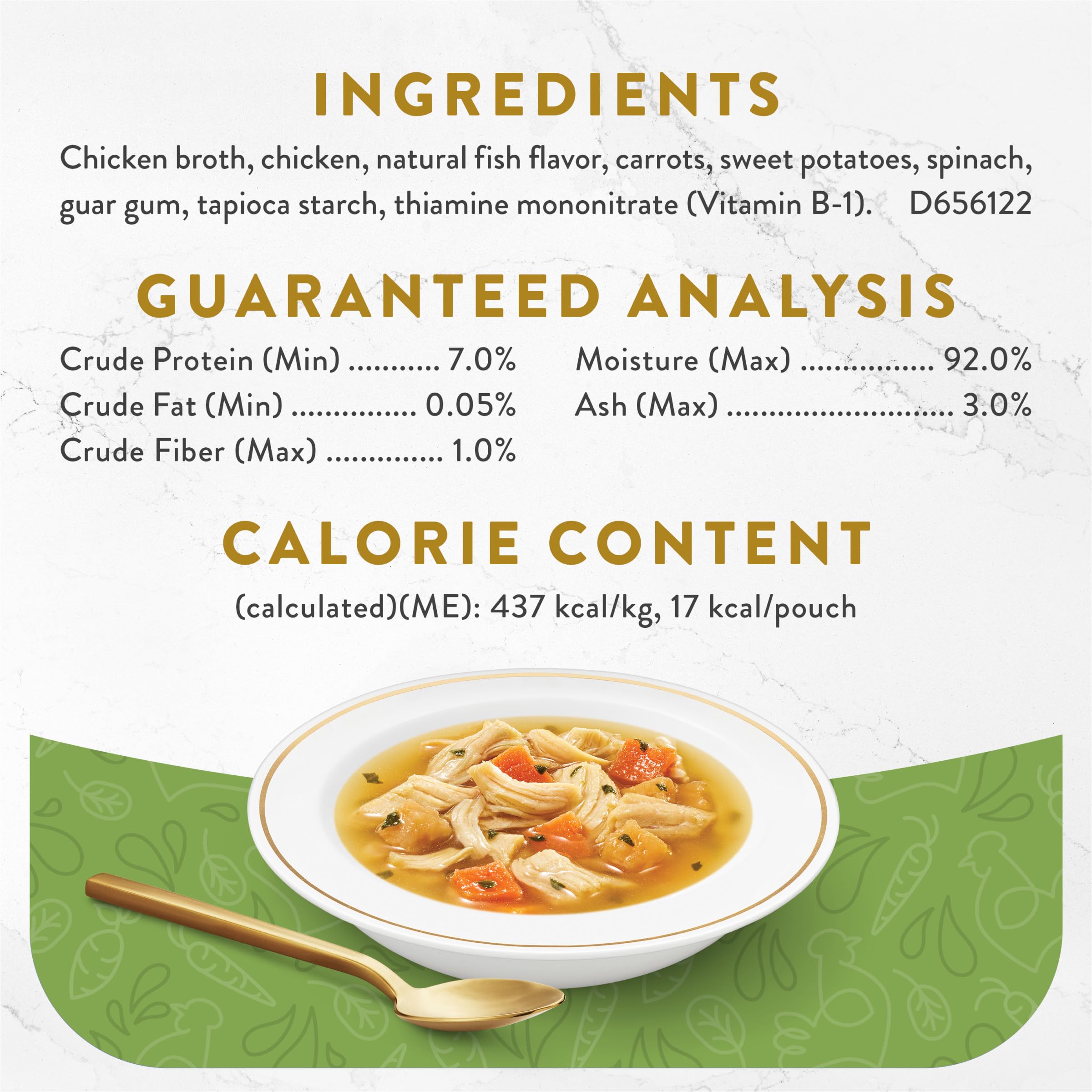 Fancy Feast Broths Classic meal topper that enhances dry kibble with flavor.